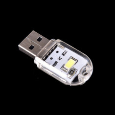 lampa de veghe portabila cu LED conectare USB foto