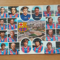 Fotografie Echipa Fotbal Club Barcelona Anii 70