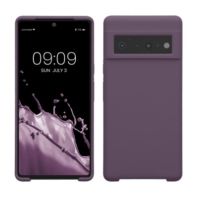 Husa Kwmobile pentru Google Pixel 6 Pro, Mov inchis, Silicon, KWM000013OI049C foto