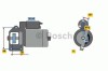 Starter AUDI A5 (8T3) (2007 - 2016) BOSCH 0 986 024 040