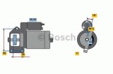 Starter AUDI A4 Allroad (8KH, B8) (2009 - 2016) BOSCH 0 986 024 040
