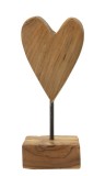 Mauro Ferretti Sculptura Inima Tec cm 10X10X25 | Aosom Romania