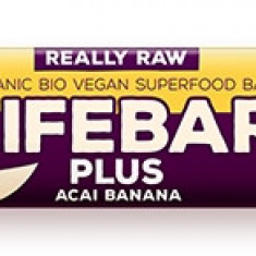 Lifebar Baton cu Acai si Banane Raw Bio Lifefood 47gr