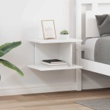 vidaXL Noptieră 2 pcs Alb 40 x 30 x 25 cm Lemn compozit 891169