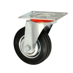 Roata pentru carucior, 3&amp;quot; 75/25-50, cu rulment si talpa metal