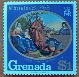 GRENADA-&#039;&#039;CRACIUN 1968--1Timbre.&#039;&#039;NNH-NEstamp&#039;&#039;.-VEZI SCAN, Nestampilat