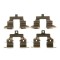 Set accesorii placute frana Nissan Qashqai / Qashqai +2 1 (J10, X-Trail 2 (T31), 1.5 DCi, 1.6, 2.0, 2.0 4WD, 2.0 dci, 2.0 dCi 4WD, 2.0 4X4, 2.0 dCi 4
