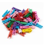 Set carlige colorate pentru activitati crafts-50 bucati