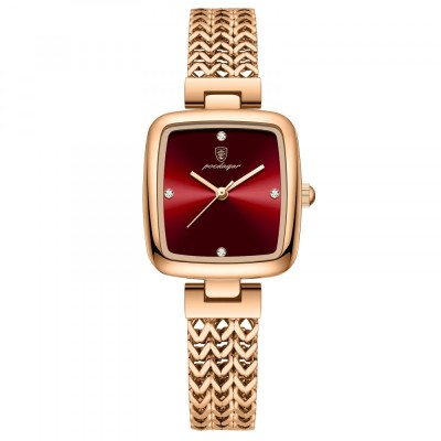 Ceas dama de mana Poedagar Quartz Elegant Casual Fashion Auriu Visiniu foto