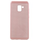 Husa MyStyle Mesh Rose-Gold pentru Samsung Galaxy A8 2018