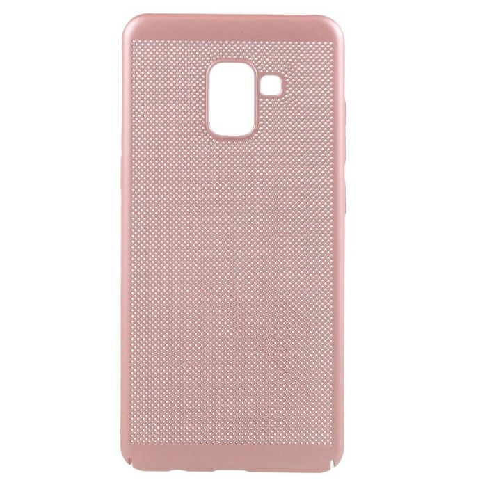 Husa MyStyle Mesh Rose-Gold pentru Samsung Galaxy A8 2018