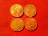 4 Monede 1 leu 1992 , 1993 , 1994 si 1995 , luciu de batere