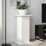vidaXL Suport pentru plante Alb foarte lucios 30,5 x 30 x 60,5 cm 899788