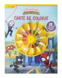 Cumpara ieftin Marvel. Paienjenelul si prietenii lui uimitori. Carte de colorat. 12 creioane mici pentru maini de pitici