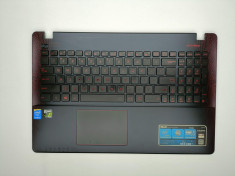 Palm rest cu tastatura ASUS F550J F550JX 13n0-rea0f010edfcj128b foto