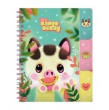 Cumpara ieftin Notes cu separatoare si spirala Santoro Bangoberry Piggy Porcusorul