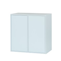 Boxie 2 uși dulap de perete 80x80x37 cm albastru