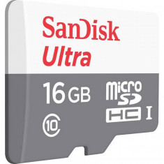 Card de memorie SanDisk Micro SD Ultra, 16GB, Class 10, UHS-I, 533x, 80 MB/s foto