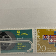 PC291 - ELVETIA 1982 Evenimente, serie MNH, 2v