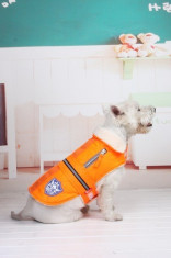 Geaca reflectorizanta/captusita blanita/cu guler imblanit- Petsafe (Culoare:... foto