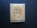 CV1 COLONII BRITANICE REGINA VICTORIA STRAITS SETTLEMENTS