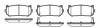 Placute frana Kia Carens 1 (Fc), Carens 2 (Fj), Carens 3 (Un), Clarus (K9a), Sephia (Fa), Sephia Limuzina (Fa), Shuma (Fb), Shuma Limuzina (Fb) SRLin