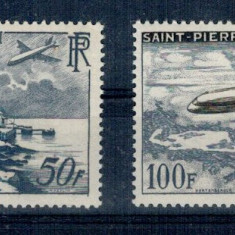 St. Pierre et Miquelon 1957 - Posta Aeriana, serie neuzata