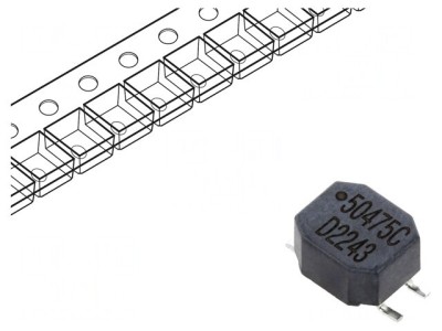 Inductor SMD 4700uH 400mA 7x5,9x3,6mm foto