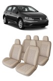 Cumpara ieftin Set huse scaune auto piele alcantara Bej compatibile VW Golf 7 (2014-2019)