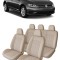Set huse scaune auto piele alcantara Bej compatibile VW Golf 7 (2014-2019)