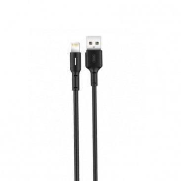 CABLU INCARCARE / DATE LIGHTNING 8-PIN 3A, XO-NB112, 1M, NEGRU BLISTER foto