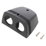 Carcasa aplicata pentru 2x prize auto negru SCI A13-142-8