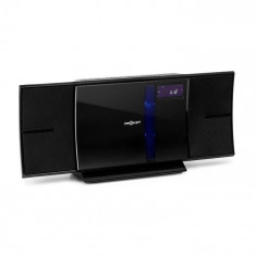 OneConcept V-16-BT, SISTEM STEREO, BLUETOOTH, CD, USB, MP3, FM, MONTARE PE PERETE , NEGRU foto