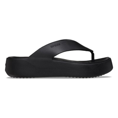 Slapi Crocs Getaway Platform Flip Negru - Black foto