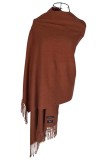 Fular dama uni 24U, 180x70cm, maro, Marime universala