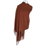 Fular dama uni 24U, 180x70cm, maro