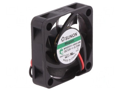 Ventilator DC axial 12V 40x40x10mm 13,52m3/h 27,3dBA Vapo foto