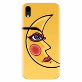 Husa silicon pentru Apple Iphone XR, Yellow Moon
