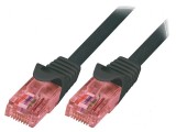 Cabluri patch U/UTP 6 litat Cu LSZH negru 5m 26AWG, Logilink