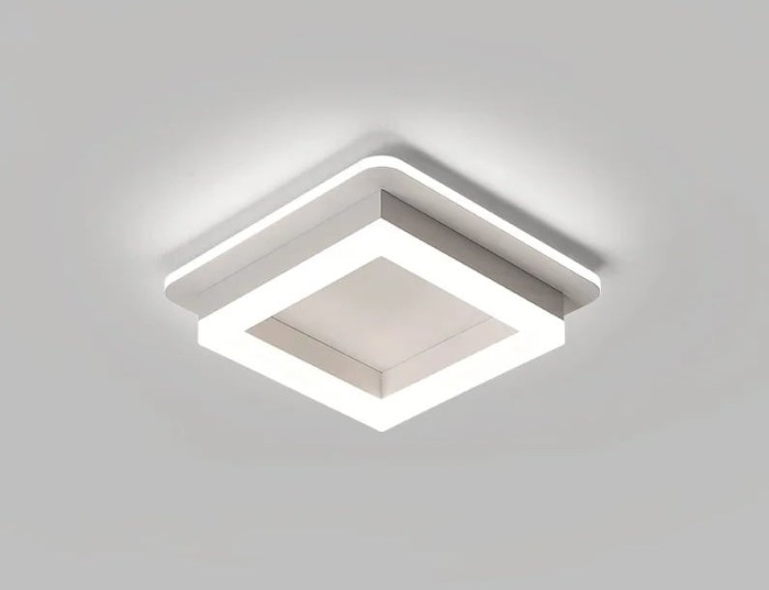 Lustra LED patrata, 41W, alba, 3000K/4000K/6000K