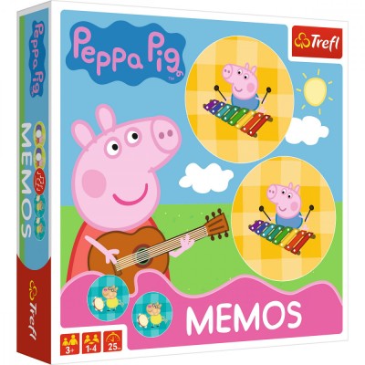 Joc Memo Peppa Pig a, , &amp;oelig; Joc de Memorie Distractiv cu Personajul Copiilor, AZnvA&amp;fnof;E, &amp;ordm;are E, i Amuzament foto