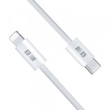Cablu Date si Incarcare USB-C - Lightning Blueo, 20W, 1.2m, Alb