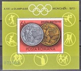 C1931 - Romania 1972 - Medalii olimpice bloc neuzat,perfecta stare, Nestampilat