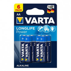 BATERIE ALCALINA LR06 BLISTER 6BUC VARTA LONG - BAT0242