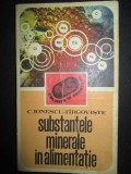 Substantele minerale in alimentatie