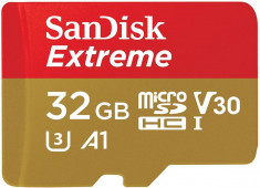 Card de memorie Sandisk Extreme 32GB MicroSDHC Clasa 10 UHS-I U3 foto