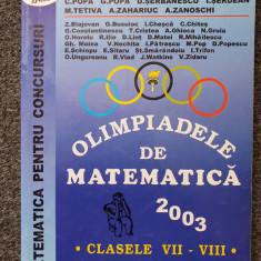 OLIMPIADELE DE MATEMATICA 2003 CLASELE VII-VIII - Banu, Dospinescu