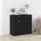 Gossi servanta, stejar negru, 80x36 x75 cm, lemn prelucrat