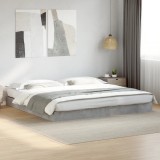 Cumpara ieftin Cadru de pat, gri beton, 200x200 cm, lemn prelucrat