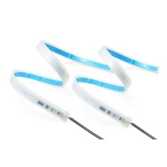 Set 2 buc banda leduri flexibila slim, DRL cu semnalizare secventiala, 45cm foto